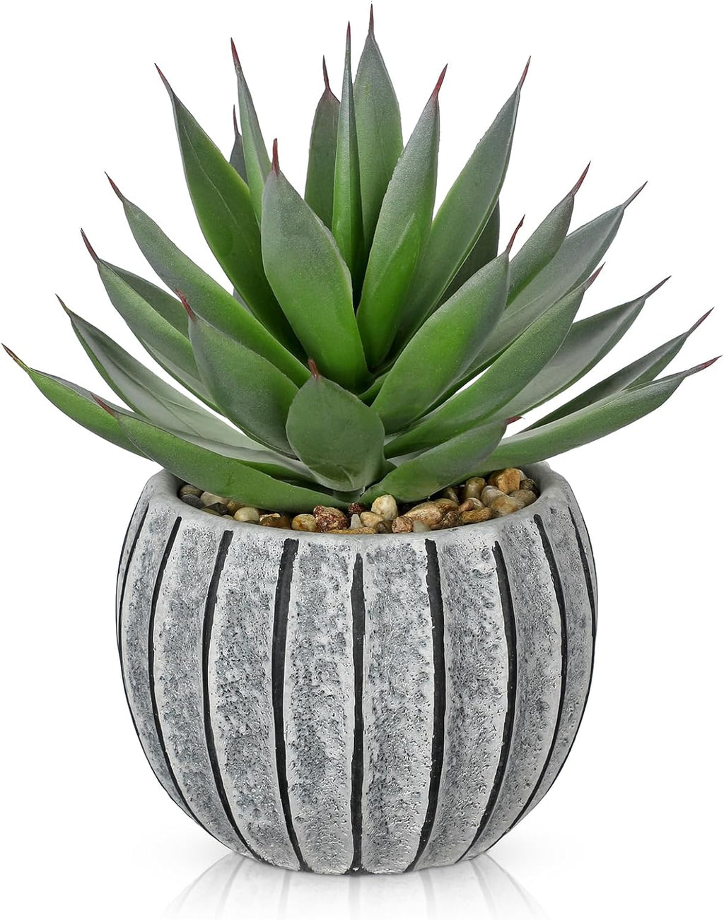 Farmhouse Black Faux Plant — Black Vintage Vase