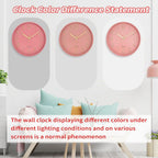 Battery Operated Luxe Gold Wall Clock — 10" - View 6