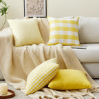 Boho Beige Throw Pillow Cover — 18" - View 6