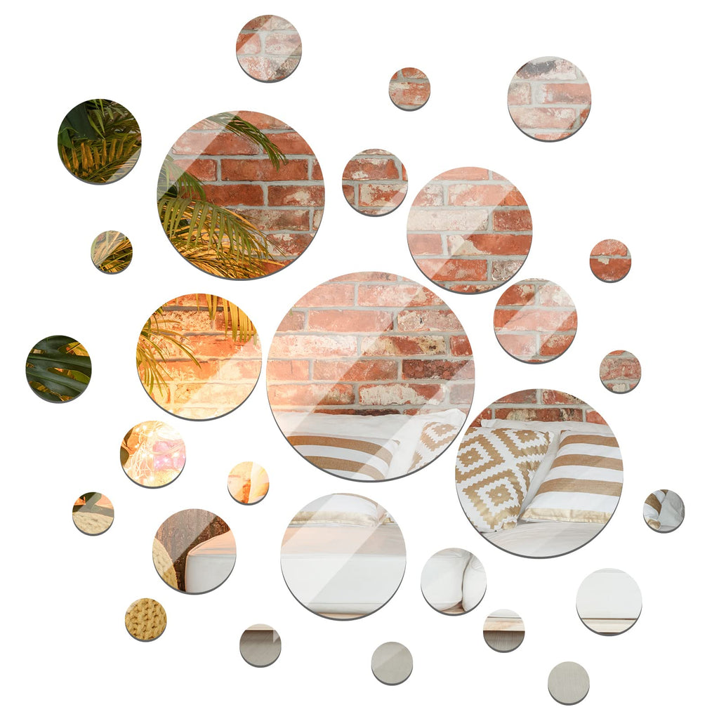 Glass Round Mirror — 10"