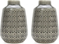 Grey Vase — 10" — Gray