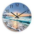 Battery Operated Blue Wall Clock — 16"