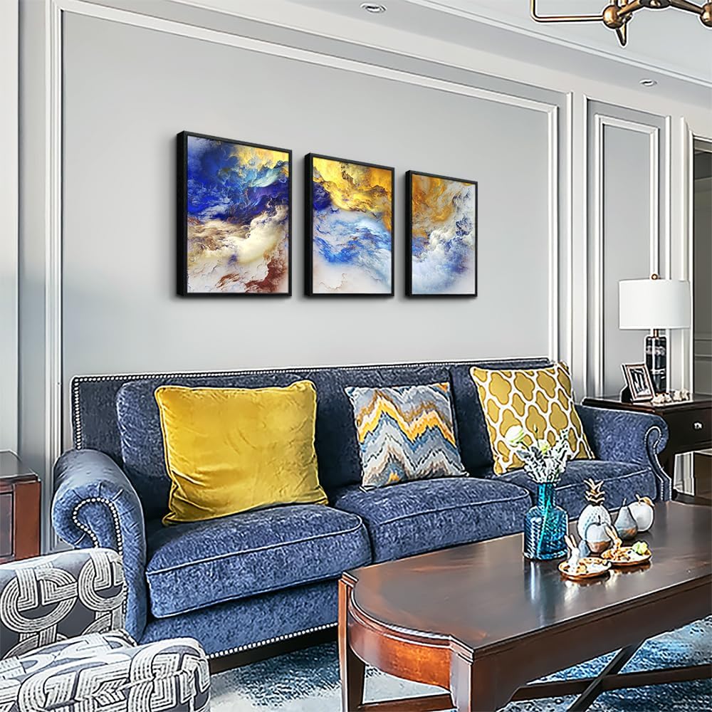 Framed Modern Beige Wall Art — 12" - View 2
