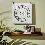 Battery Operated Farmhouse Wall Clock — 29.5" - View 8