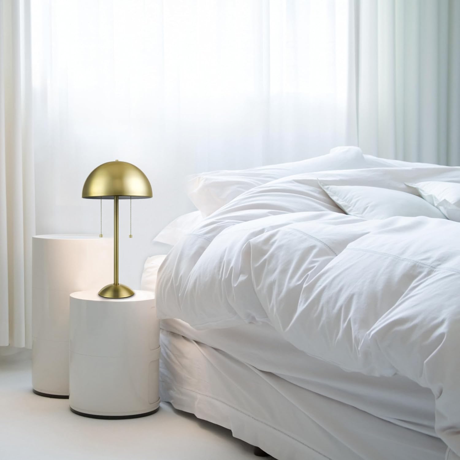 Luxe Black Table Lamp — 2-Light - View 3