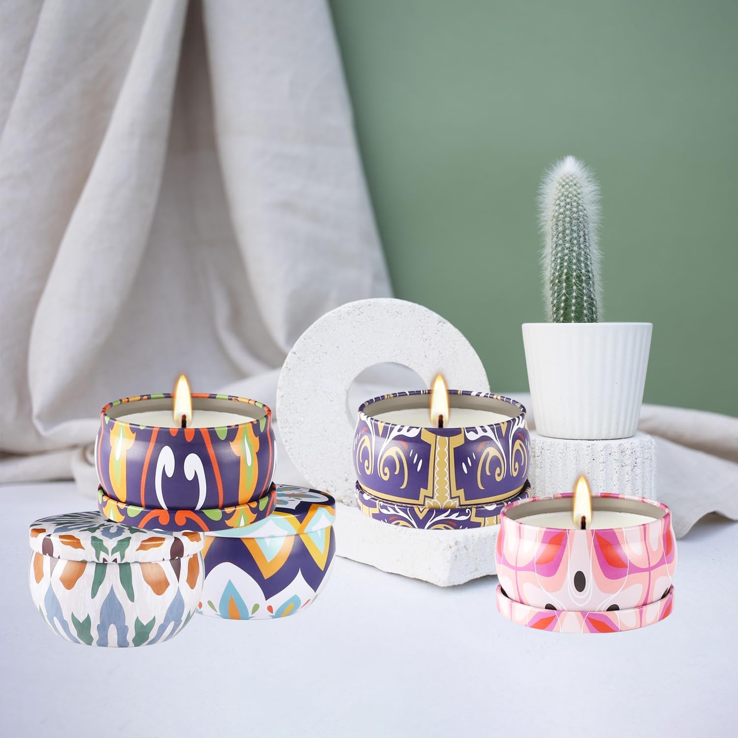 Soy Wax Black Scented Candle - View 6