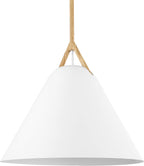 Modern Metal Pendant Light — 14" - View 5