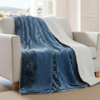 Luxe Blue Throw Pillow — 60"