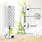 Dimmable Luxe Black Table Lamp — Set of 2 - View 8