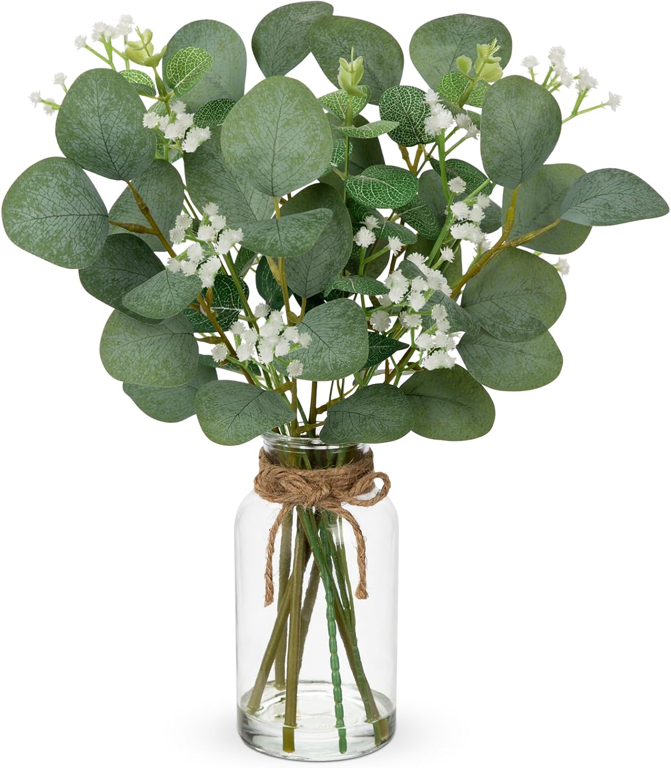 Farmhouse Black Artificial Plant — 14" — White