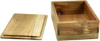Farmhouse Wood Storage Basket — 3" - View 4