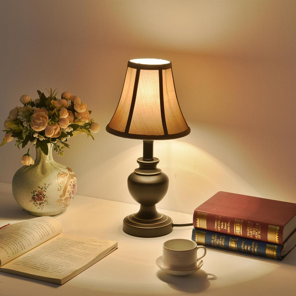 Vintage Black Bedside Lamp - View 6