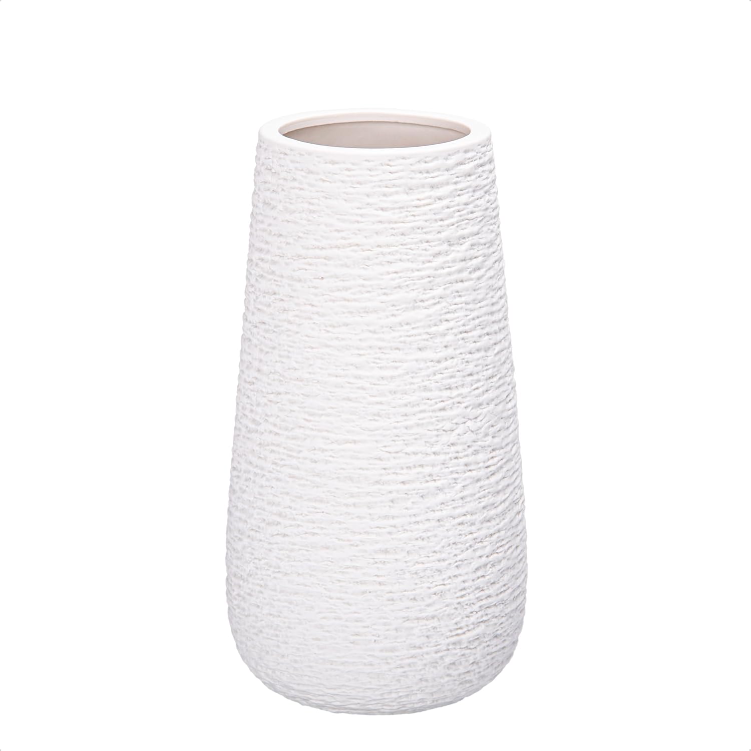 Oval Black Vase — 10" — 8 Inch