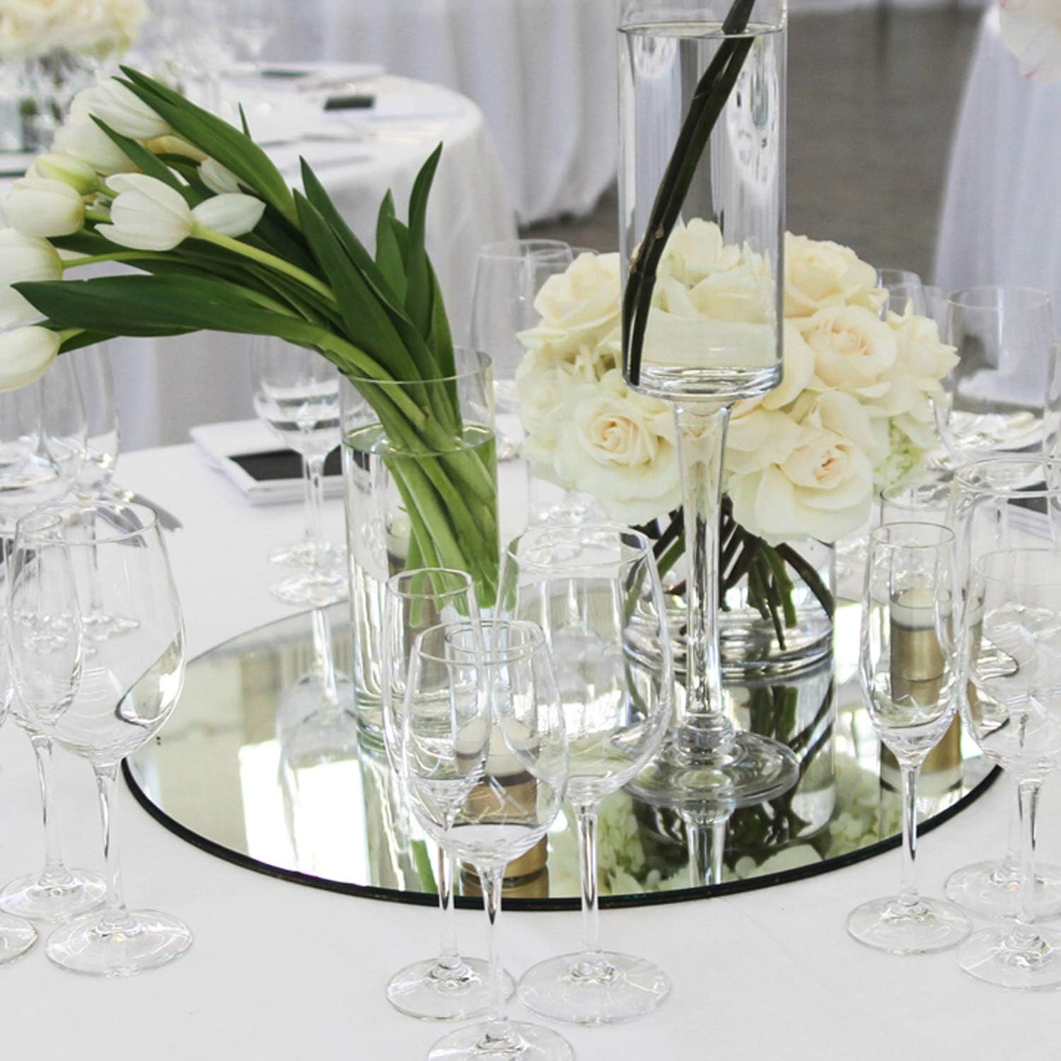 Glass Round Mirror — 9" - View 7