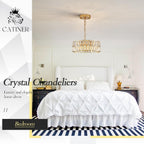 Luxe Black Chandelier — 4-Light - View 9