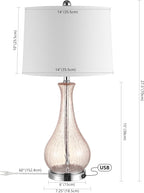 Modern Orange Table Lamp - View 2