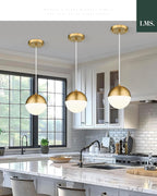 Adjustable Luxe Black Pendant Light — 6" - View 4