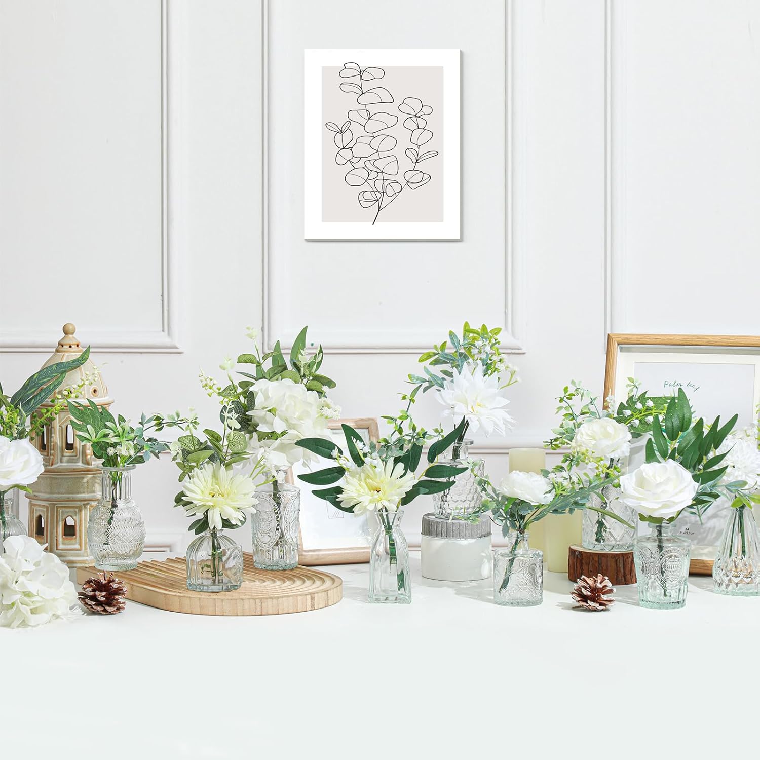 Gold Artificial Flowers — Clear