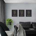 Framed Boho Beige Canvas Wall Art — 16" - View 2