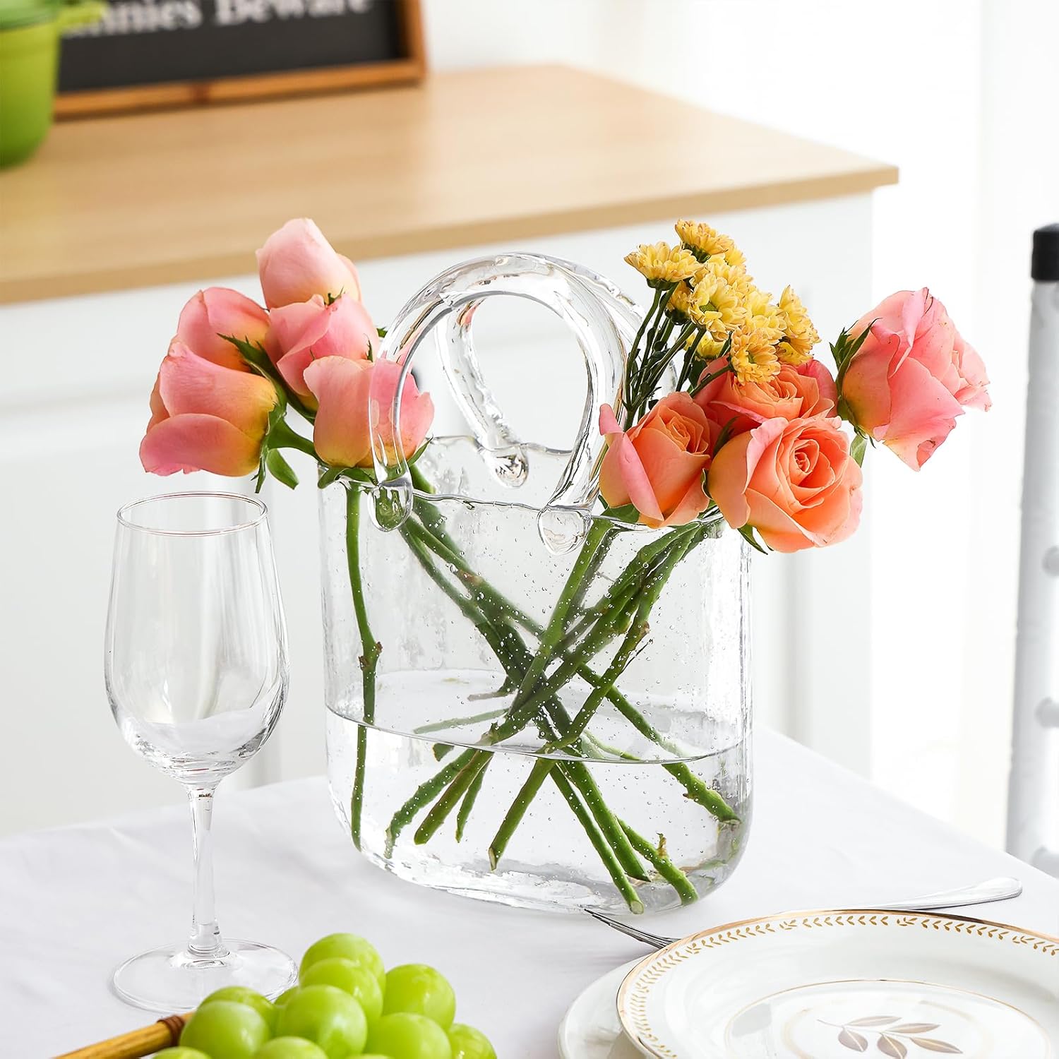 Glass Flower Vase - View 6