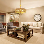 Boho Black Chandelier — 5-Light - View 2