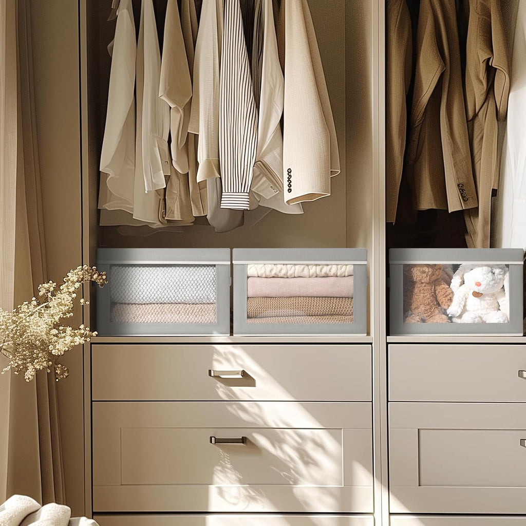Beige Storage Bin - View 2