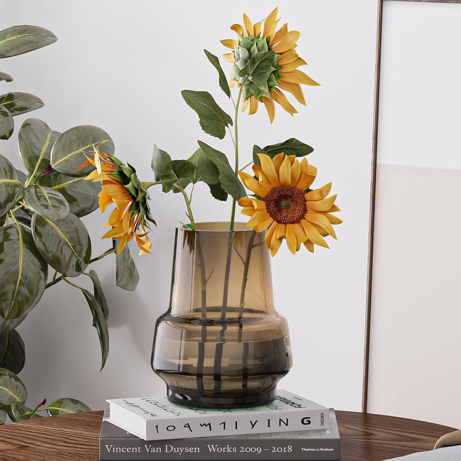 Modern Blue Flower Vase — 3" - View 5