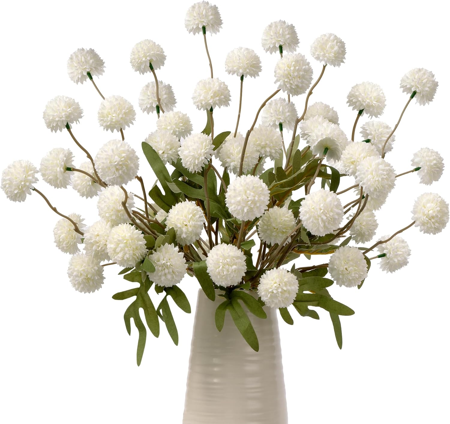 Blue Artificial Plant — White