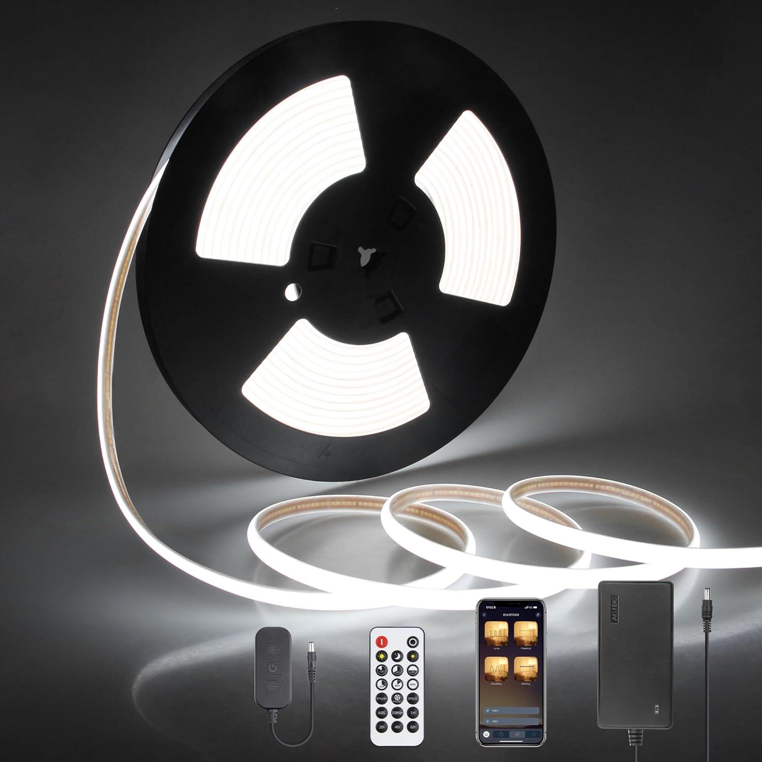 Dimmable White LED Strip Light — Cold White