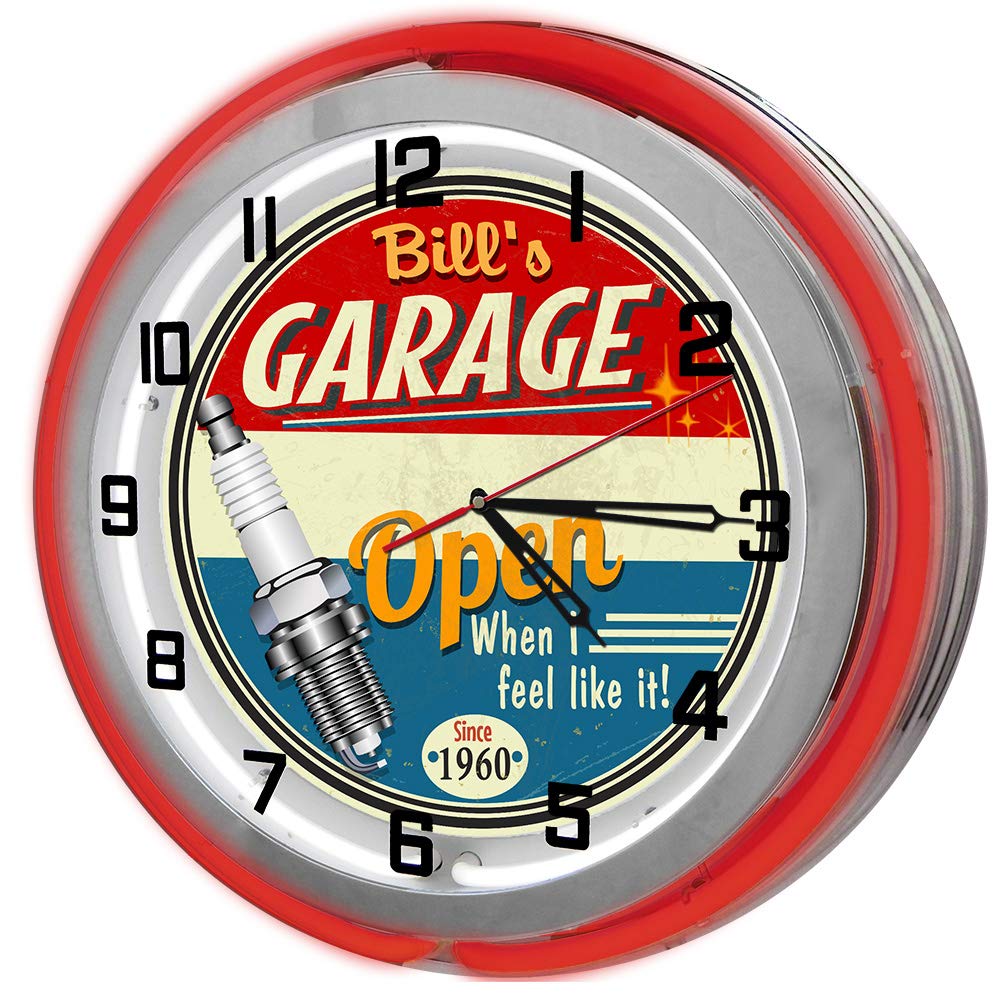 Vintage Blue Wall Clock