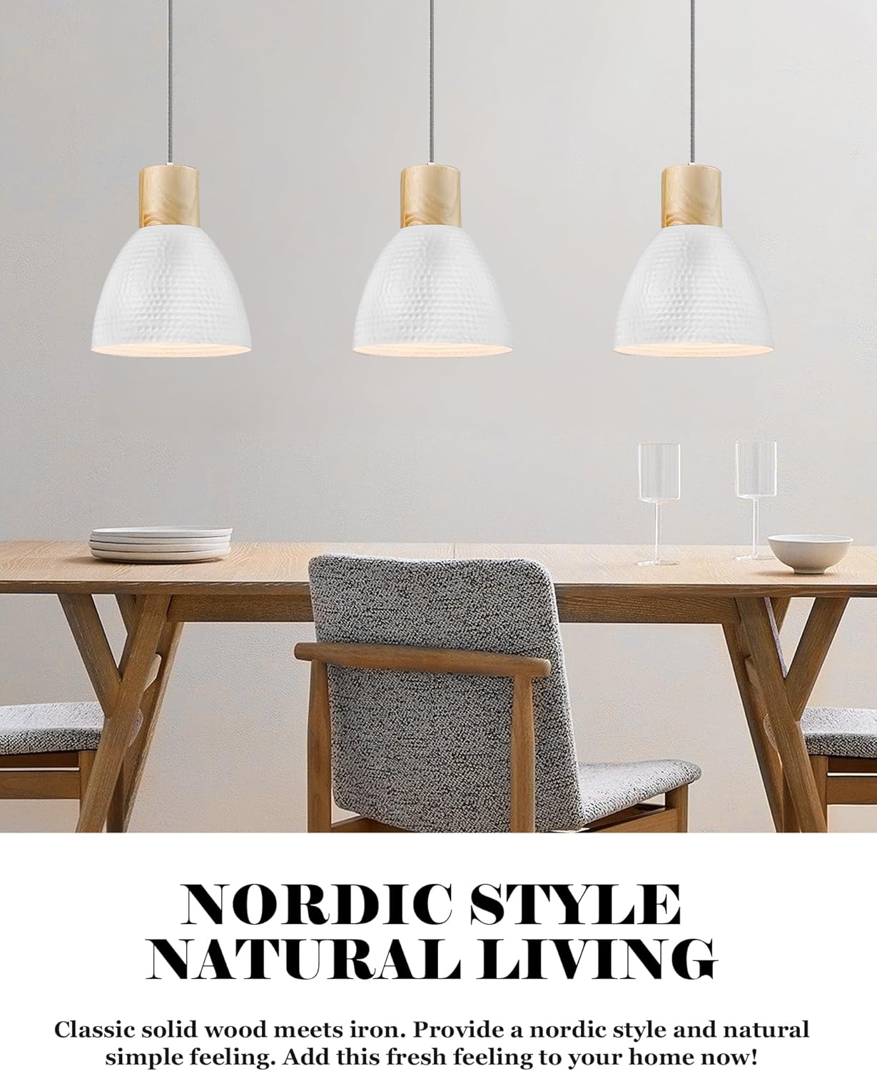 Modern Black Pendant Light - View 8