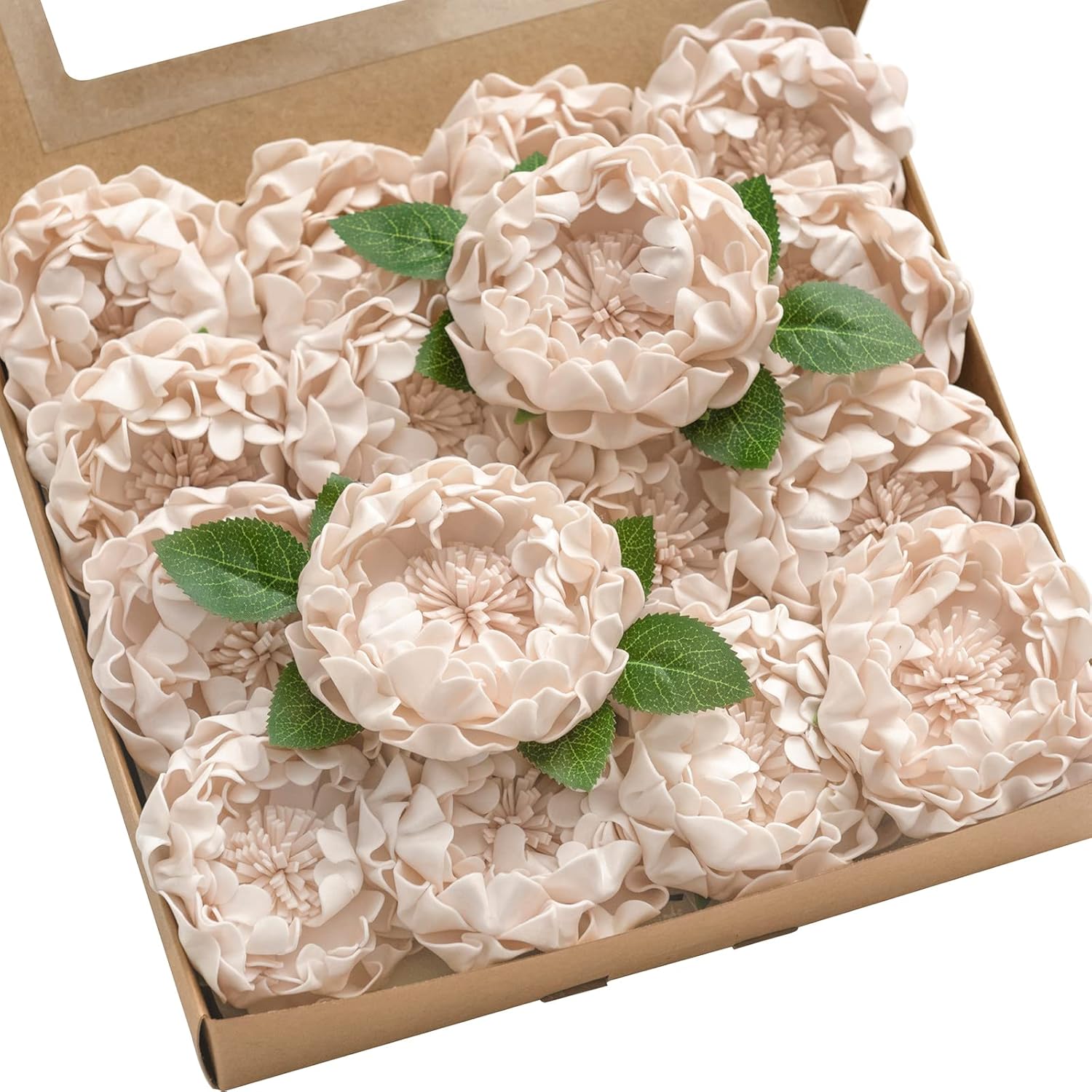 Beige Artificial Flowers — Brn-oatmeal Nude