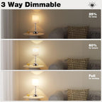 Dimmable Luxe Black Table Lamp - View 5