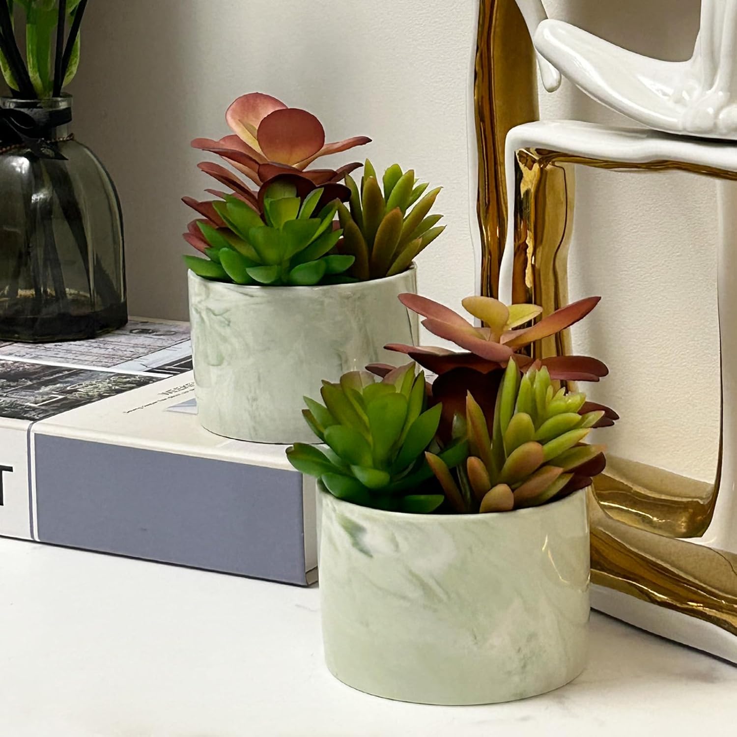 Blue Artificial Plant - View 5