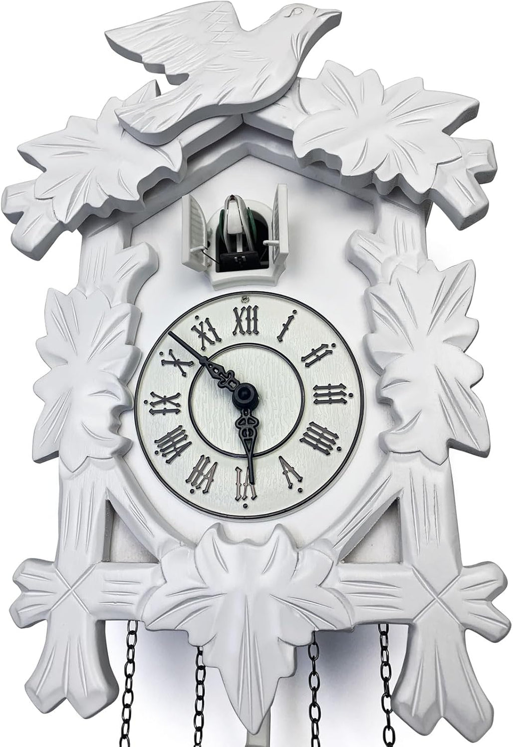 Handcrafted Brown Wall Clock — 5" - View 4