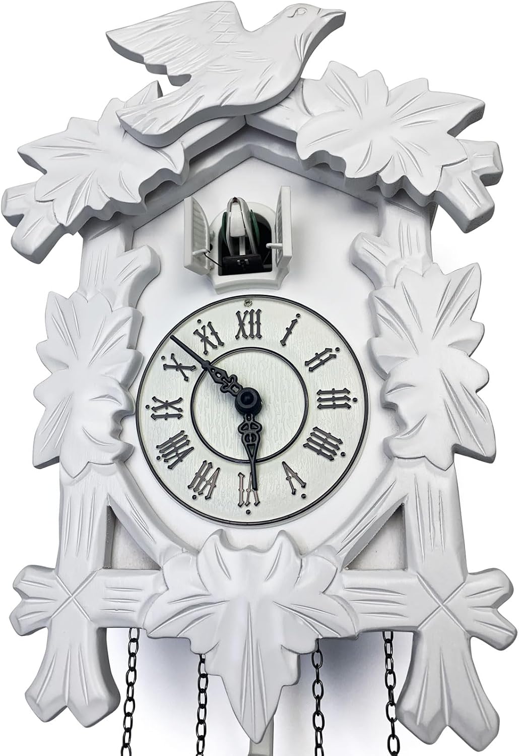 Handcrafted Brown Wall Clock — 5" - View 4