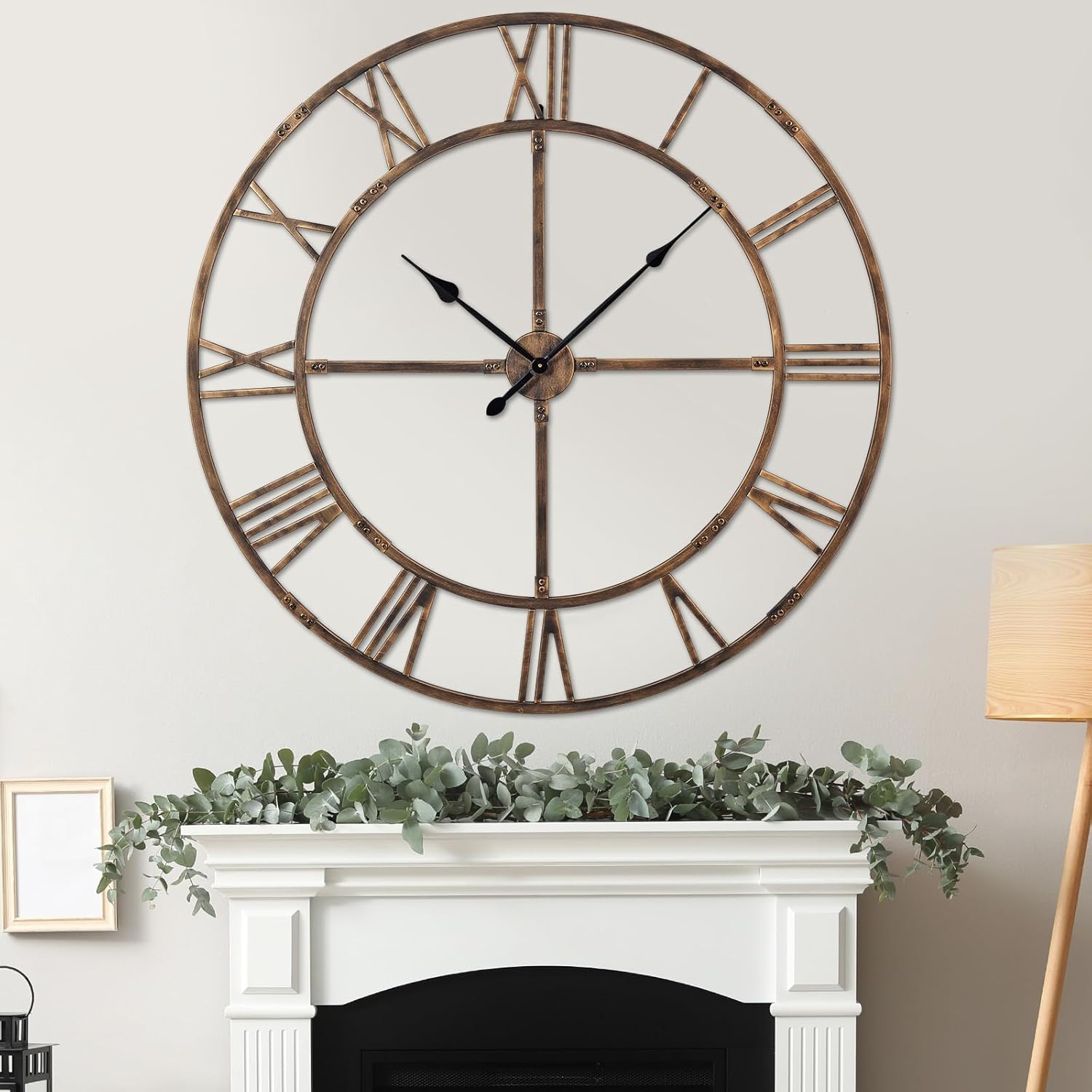 Oversized Farmhouse Black Wall Art — 32" — 48inch