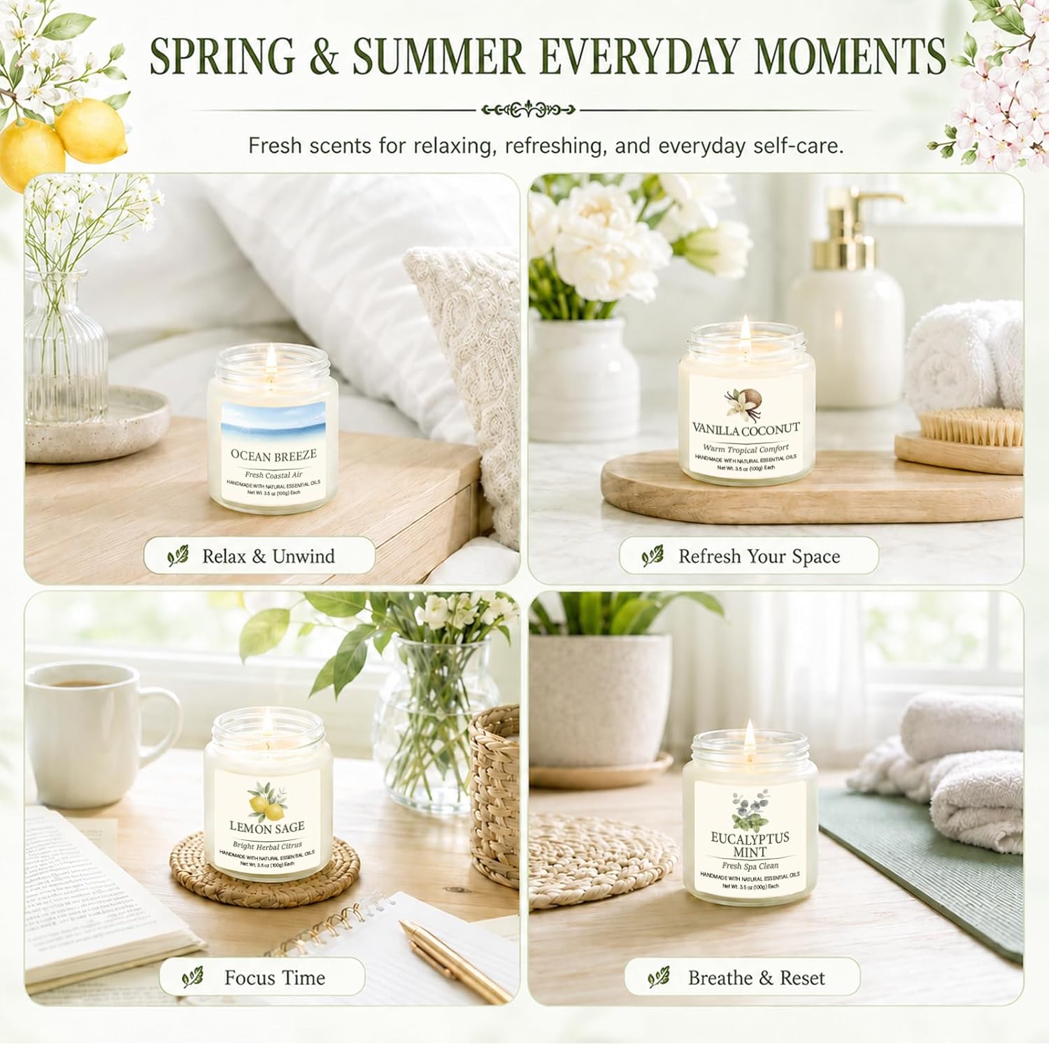 Soy Wax Scented Candle - View 3