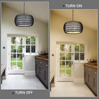Boho Black Chandelier - View 2