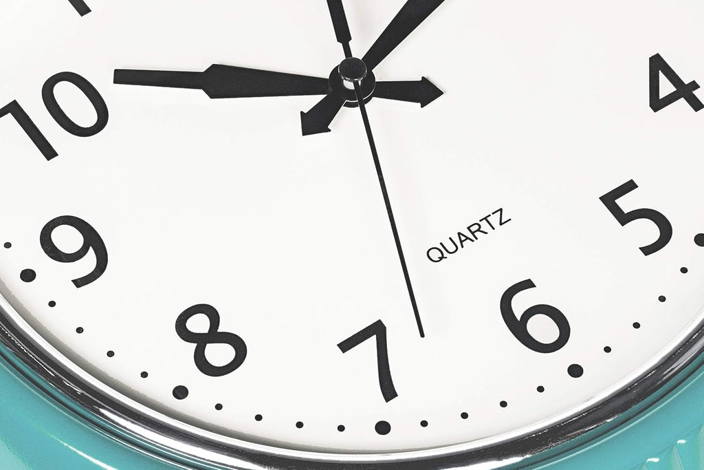 Battery Operated Mid-Century Wall Clock — 50" - View 3