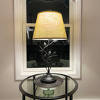 Farmhouse Fabric Table Lamp — 31" - View 8