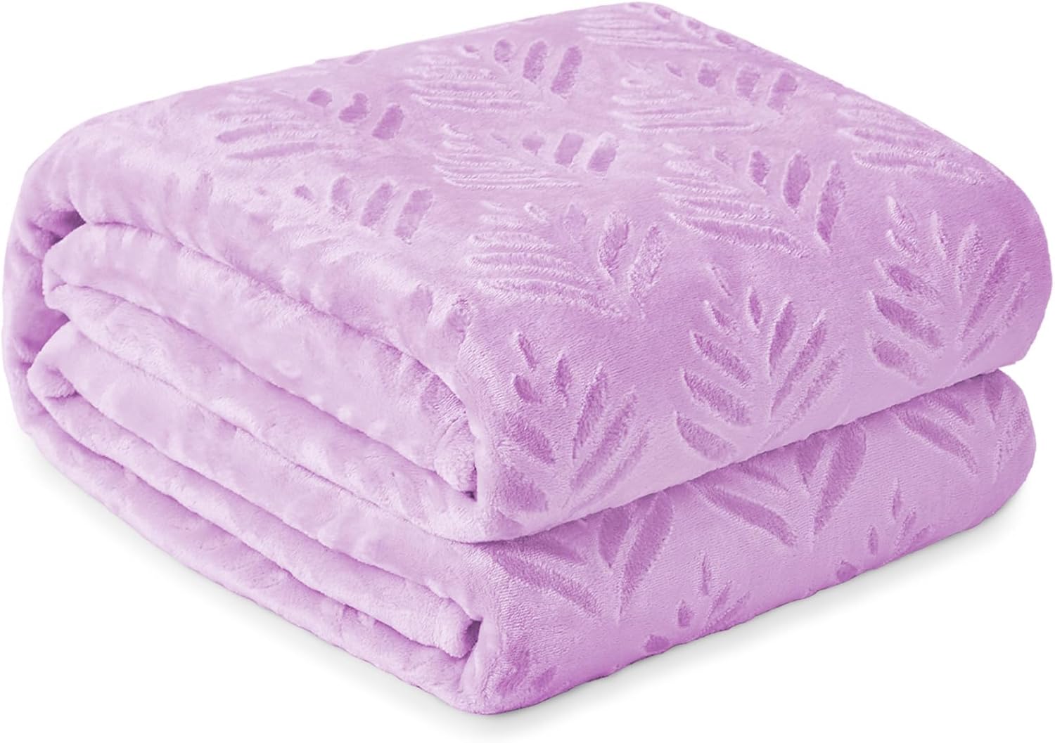Black Throw Pillow — 50" — Lilac