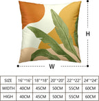 Boho Blue Throw Pillow Cover — 18" - View 3