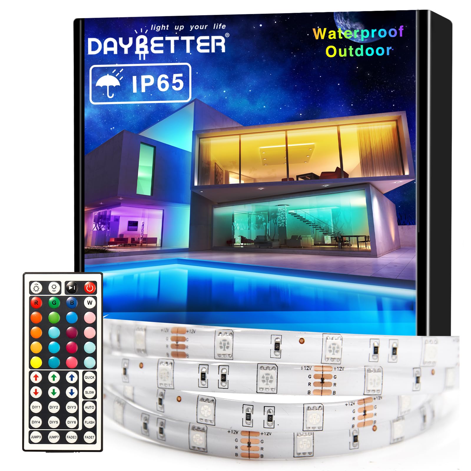 Color Changing Metal LED Strip Lights