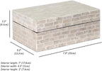 Rectangular Wood Storage Basket - View 8