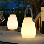 Cordless White Table Lamp - View 4