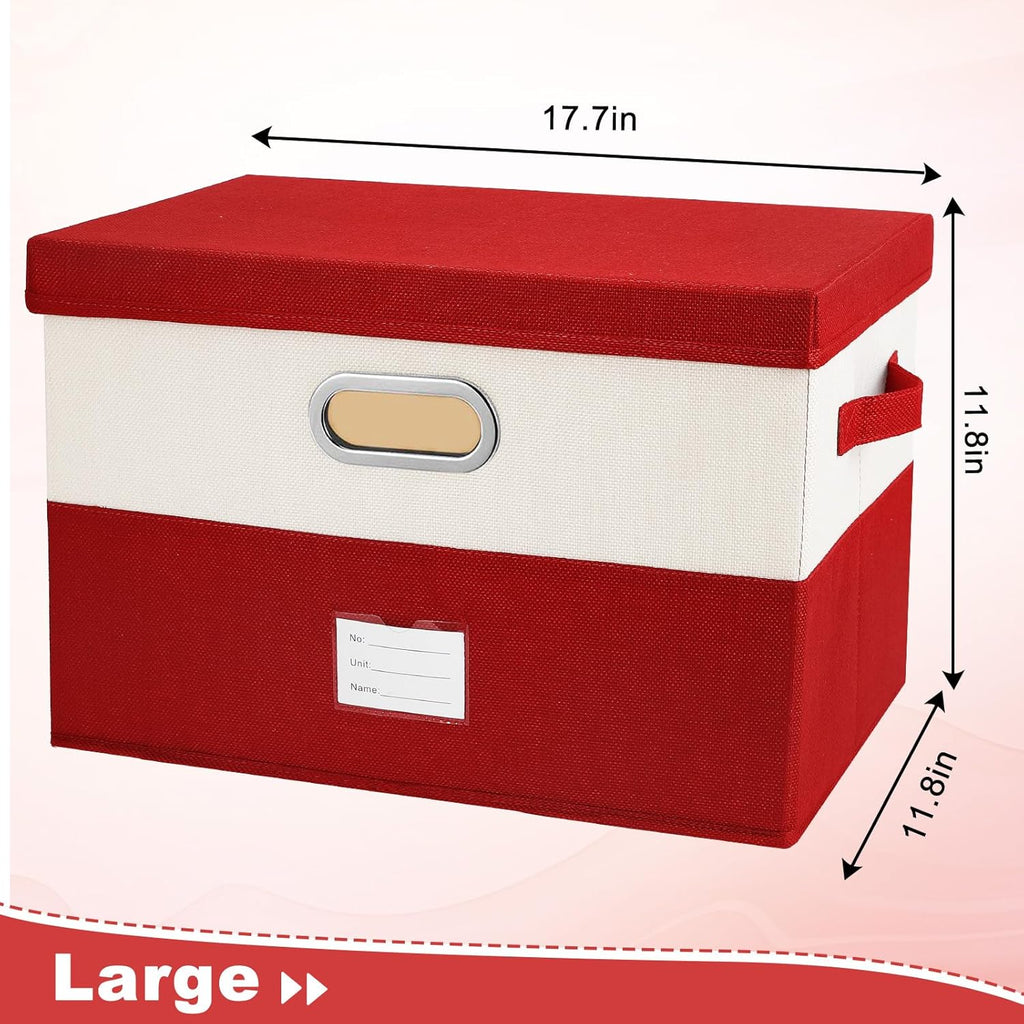 Linen Beige Storage Bin - View 6