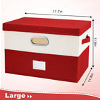 Linen Beige Storage Bin - View 6