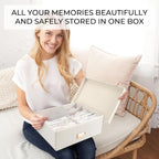 Linen Beige Storage Basket — 4x6 - View 3