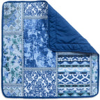 Boho Blue Throw Pillow Cover — 18" - View 3